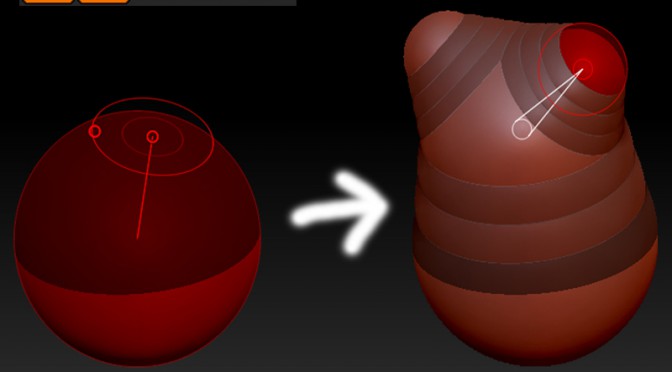 イラレとzbrushで